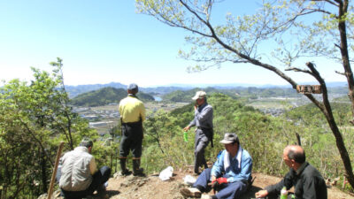 第４回山王山登山道整備を行いました