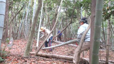 第１７回山王山登山道整備を行いました