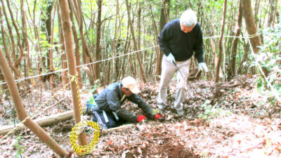 第２６回山王山登山道整備を行いました