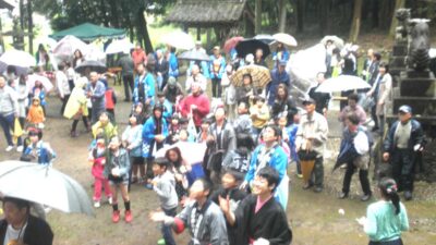 向山神社春例大祭が行われました