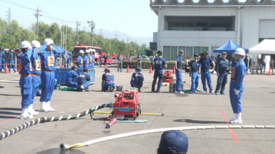 下有知分団が第59回関市消防操法大会に参加しました