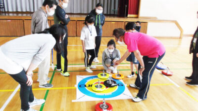 下有知小学校放課後ふれあいクラブ　第１回活動「軽スポーツで遊ぼう」