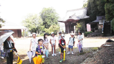 第3回活動　「修徳義校跡・井神社・白山神社へ行こう」2024.07.20（土）