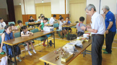 下有知小学校放課後ふれあいクラブ 第３回活動  2025.7.26（土）