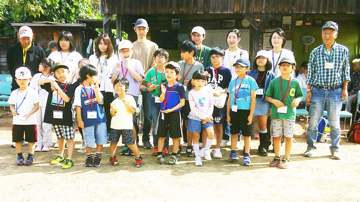 下有知小学校放課後ふれあいクラブ　第７回活動「修徳会のみなさんとをグラウンドゴルフを楽しむ。」